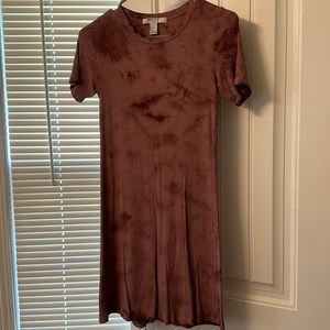 Tie dye dress with peek hole back size S
